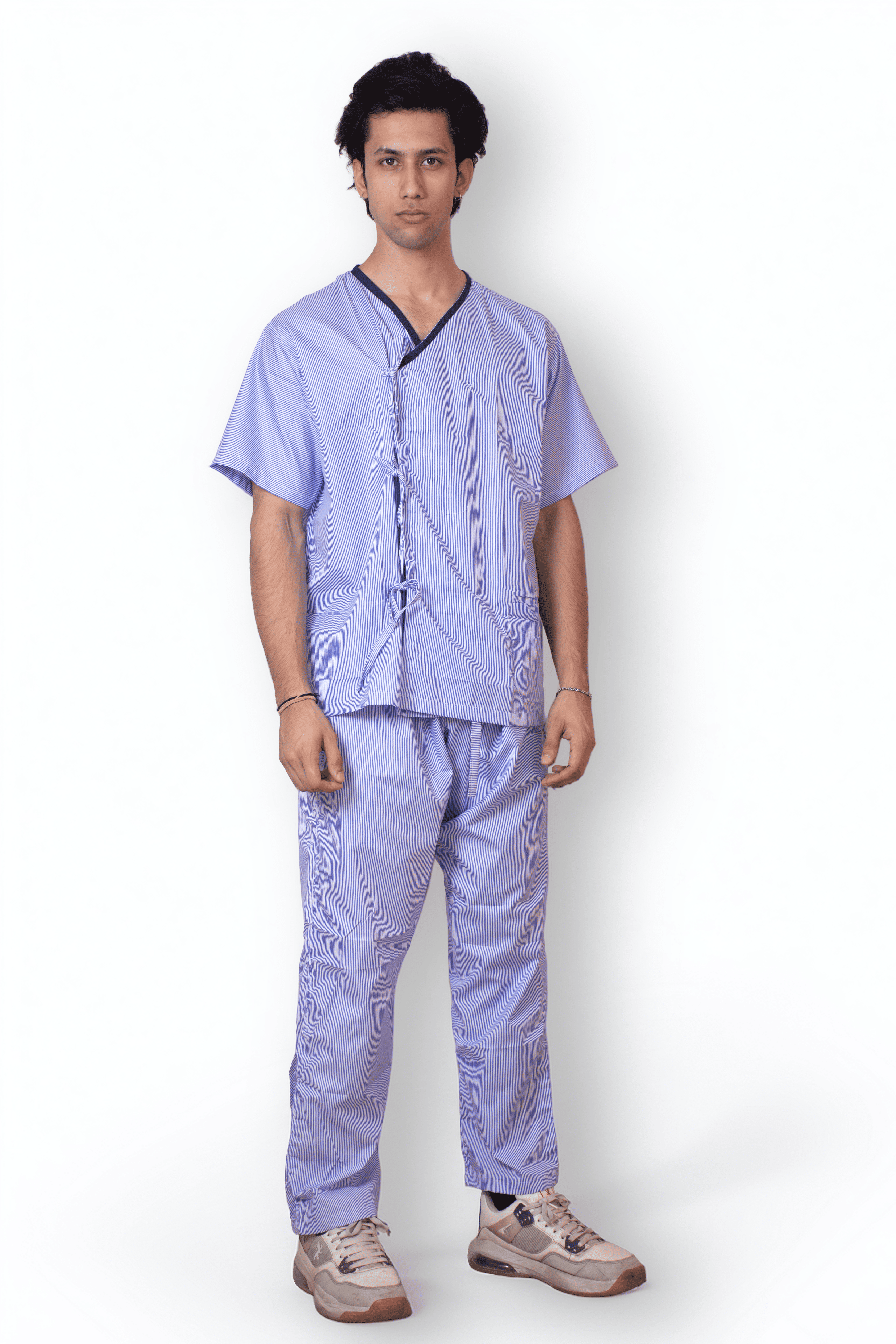Unisex Patient Dress Fabric – Polyester x Cotton Blend | Comfortable & Durable