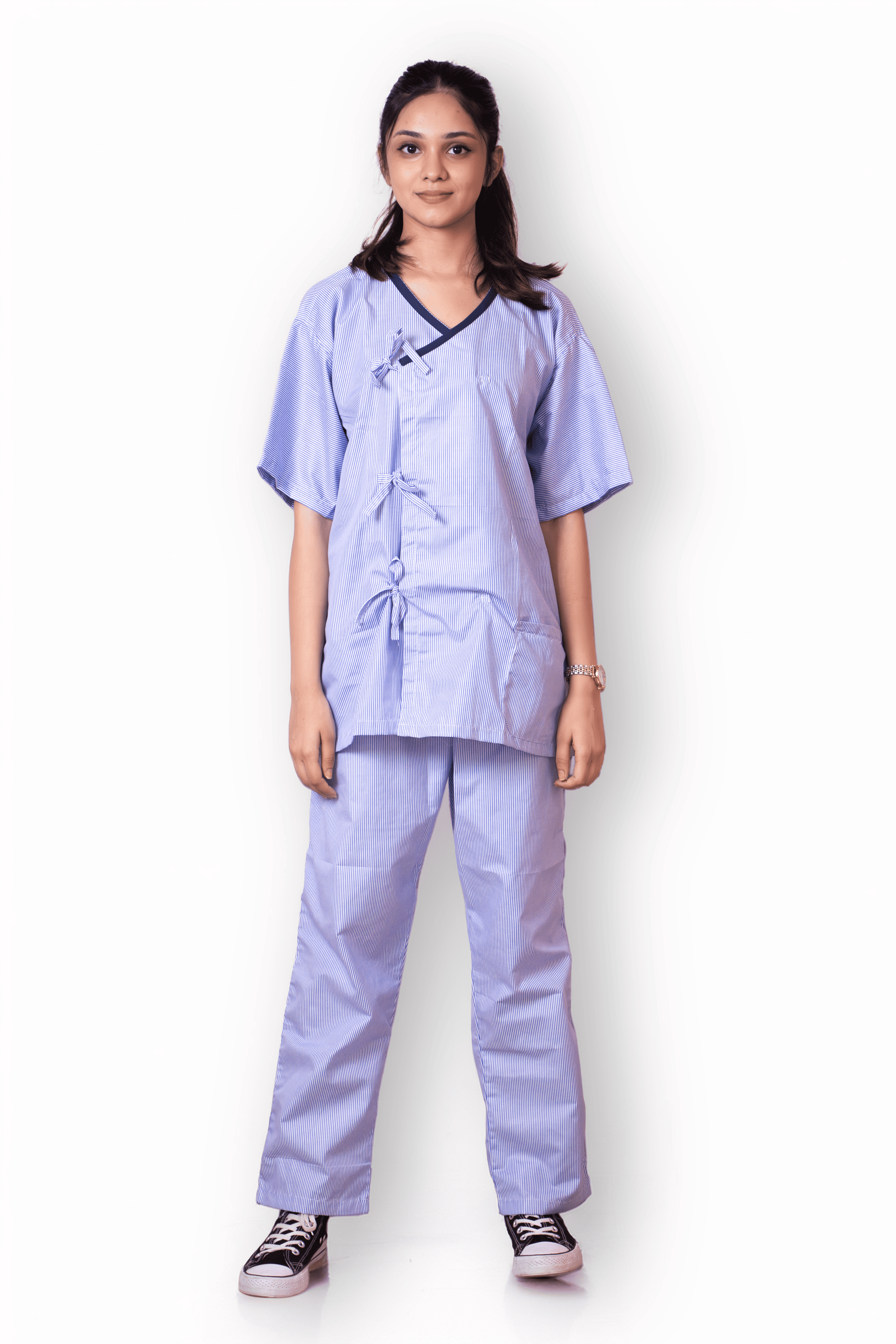 Unisex Patient Dress Fabric – Polyester x Cotton Blend | Comfortable & Durable