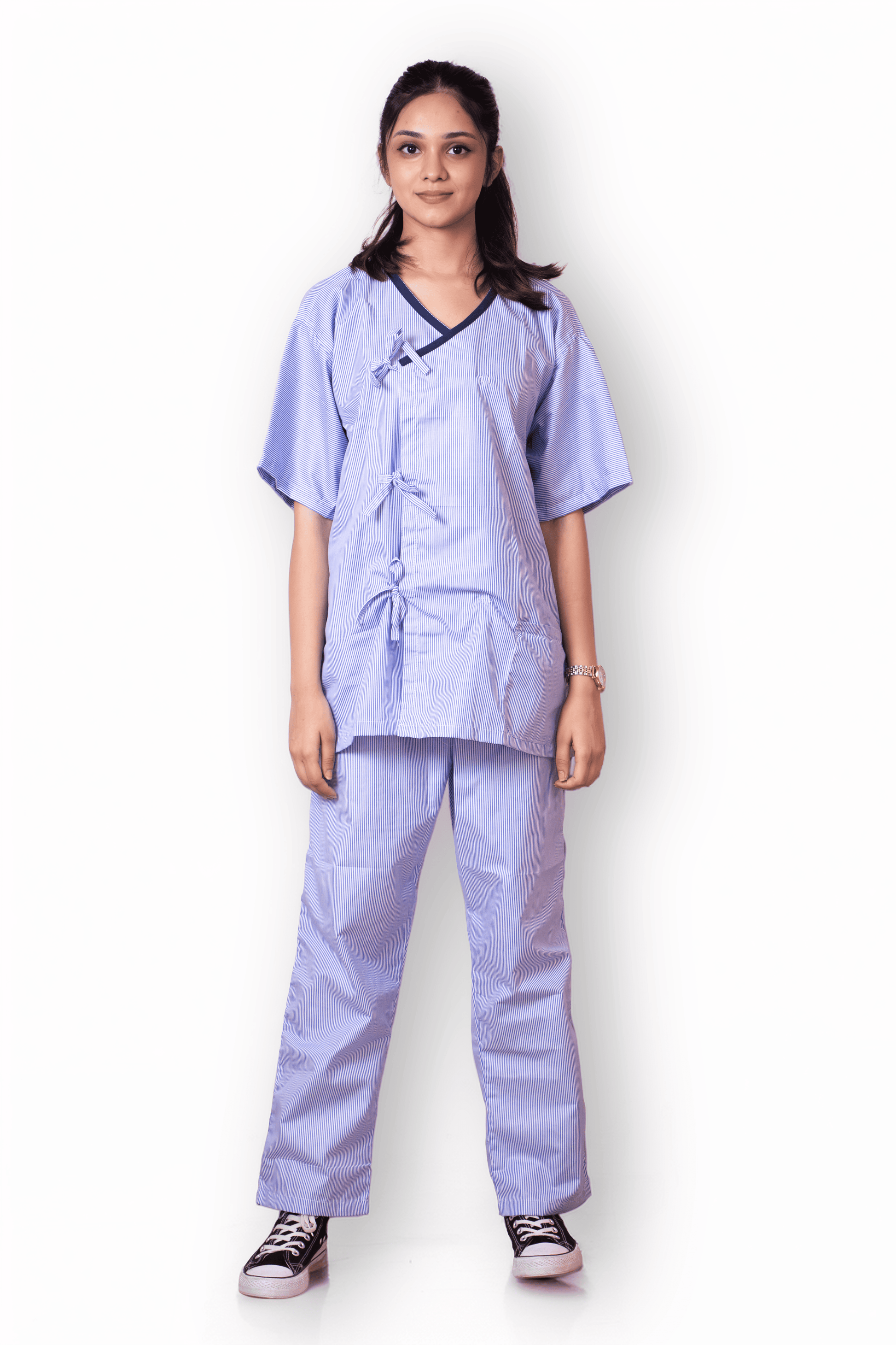 Unisex Patient Dress Fabric – Polyester x Cotton Blend | Comfortable & Durable