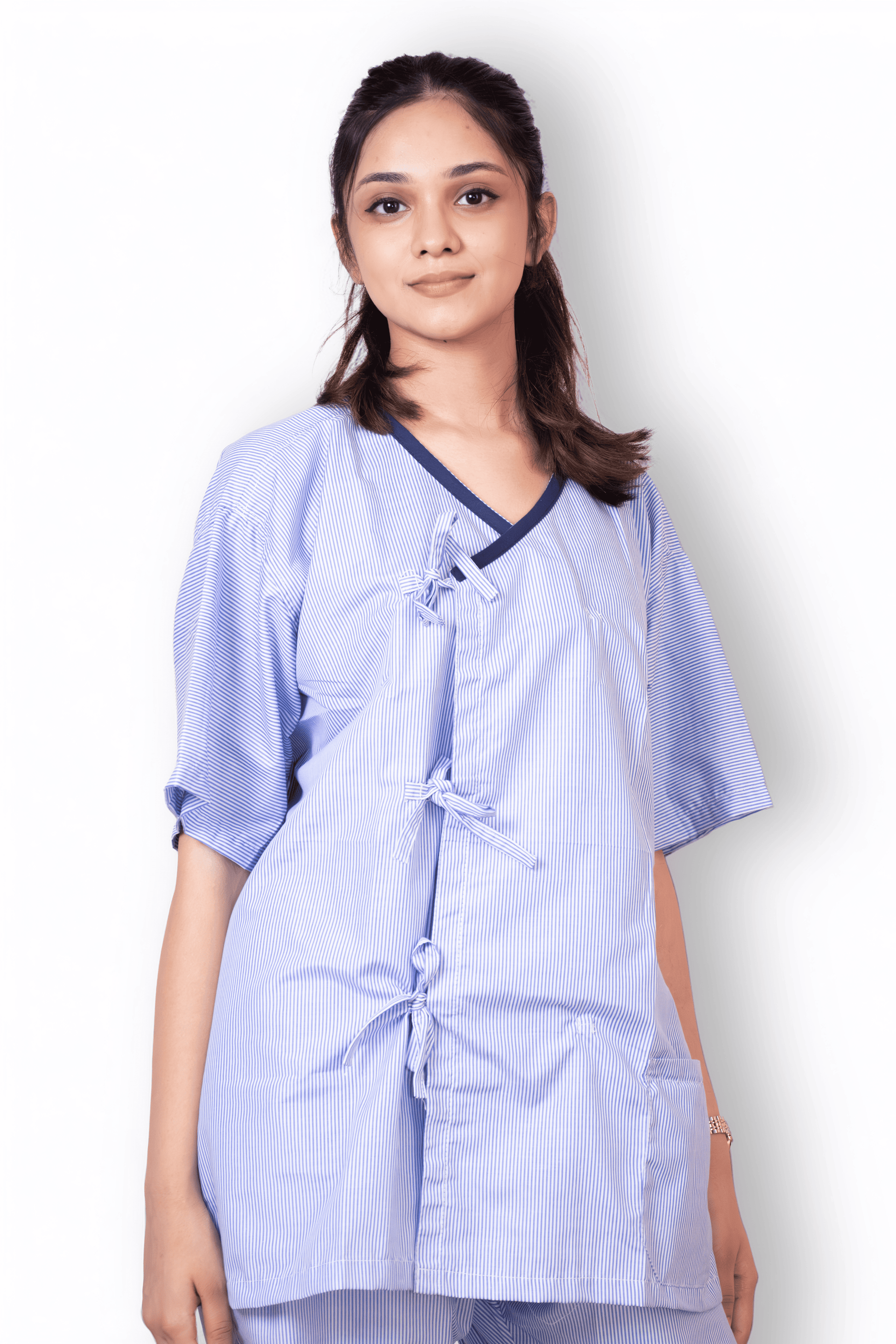 Unisex Patient Dress Fabric – Polyester x Cotton Blend | Comfortable & Durable