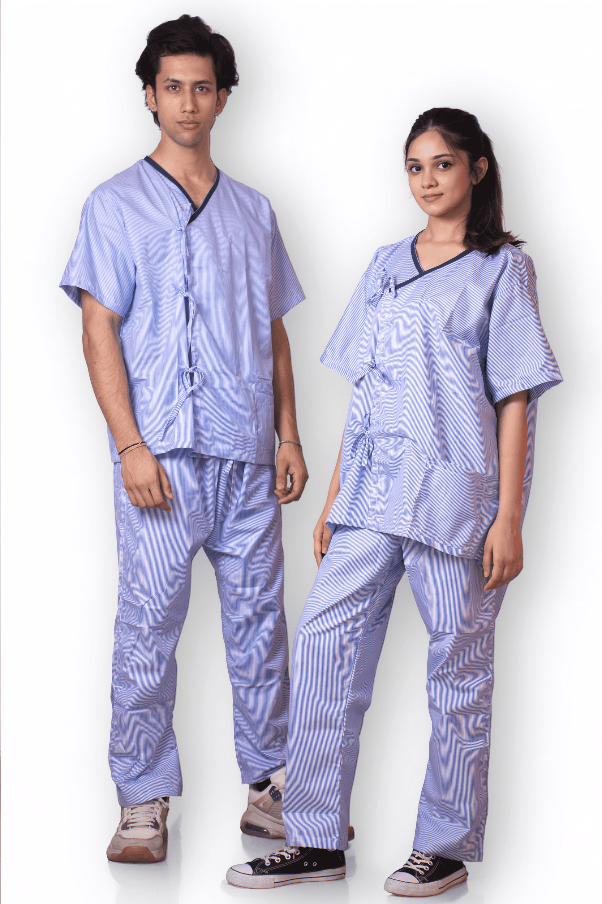 Unisex Patient Dress Fabric – Polyester x Cotton Blend | Comfortable & Durable