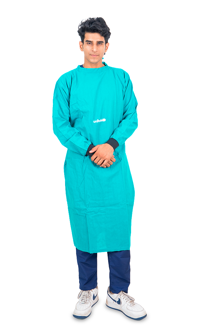 Cotton Surgical Gown Fabric – Unisex, Breathable & Skin-Friendly Material