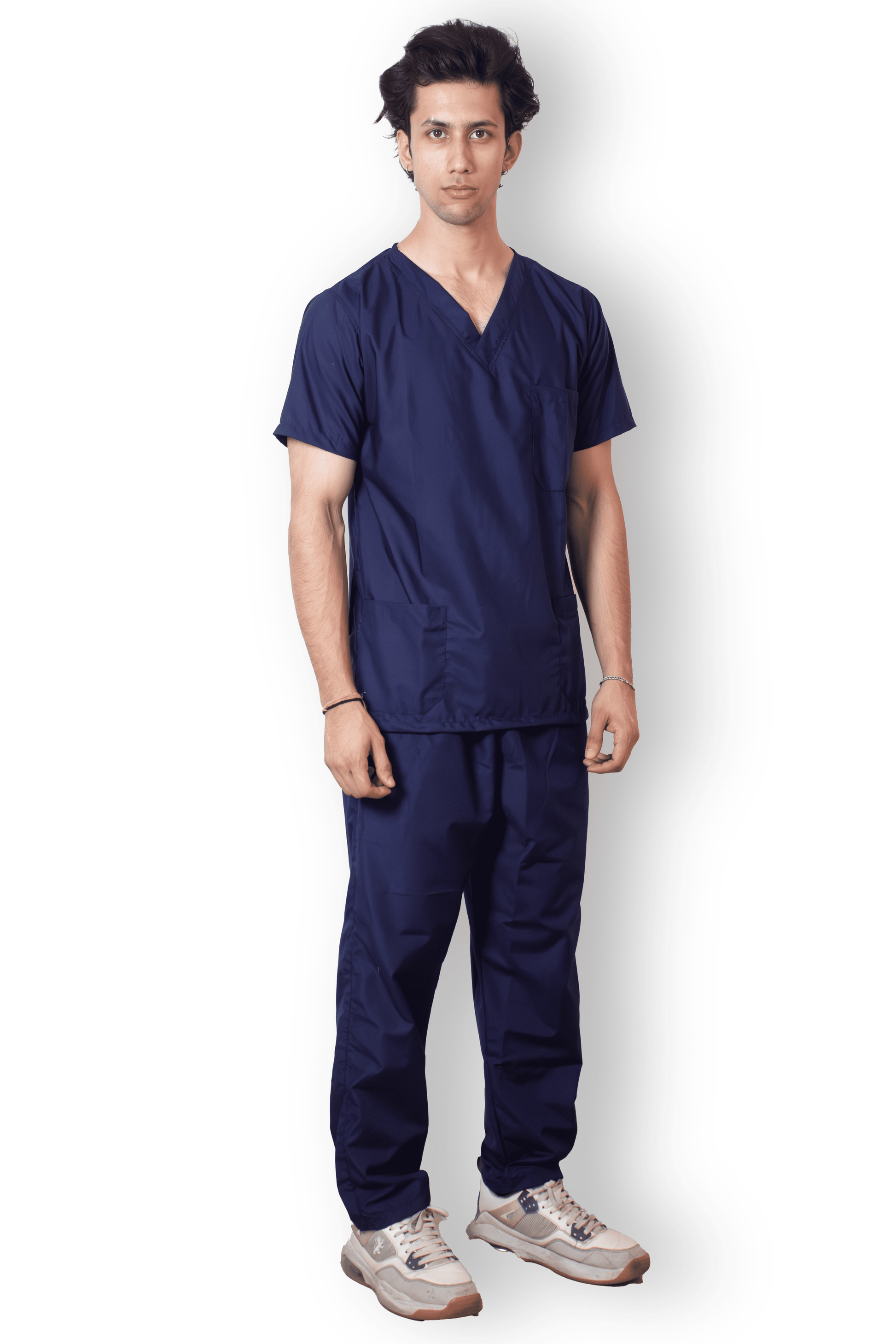 Everyday Unisex V-Neck (Navy Blue) Scrub Suit