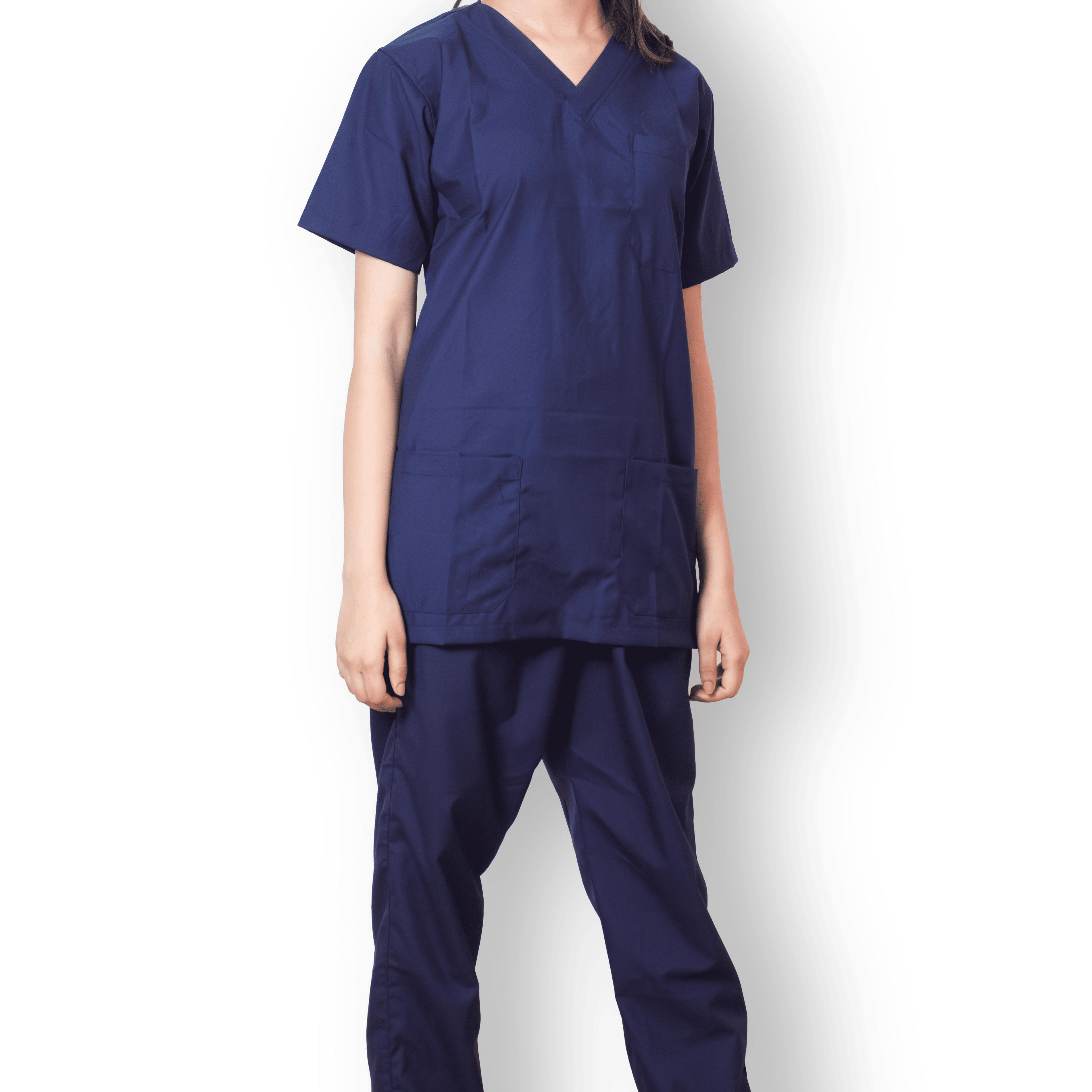 Everyday Unisex V-Neck (Navy Blue) Scrub Suit
