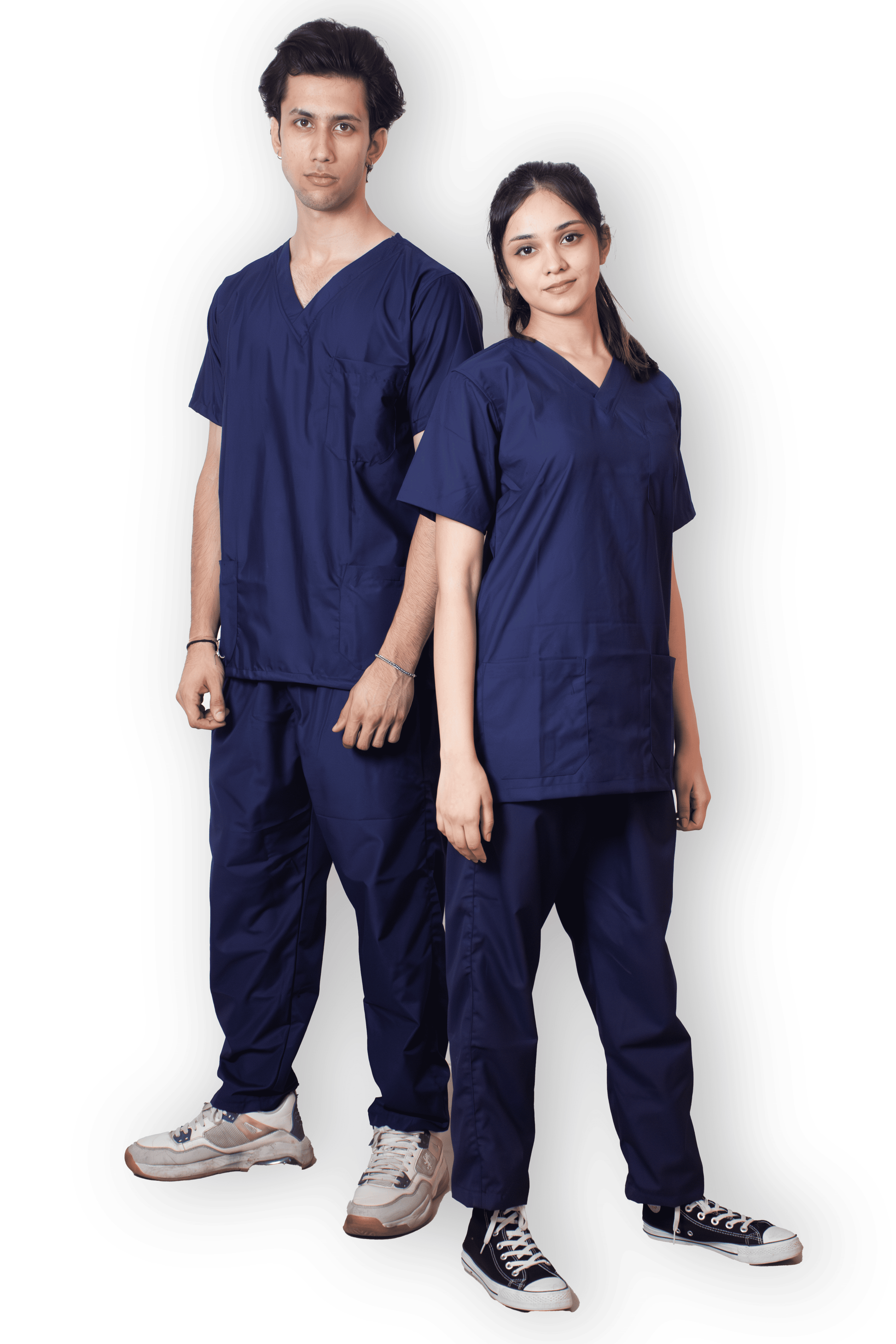 Everyday Unisex V-Neck (Navy Blue) Scrub Suit