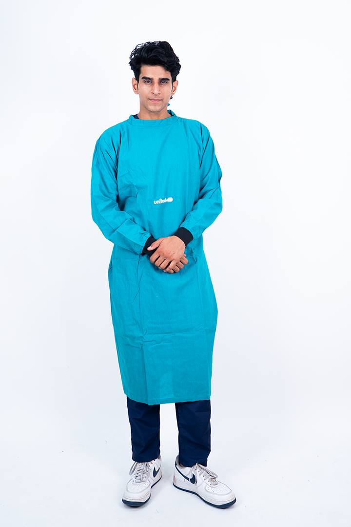 Cotton Surgical Gown Fabric – Unisex, Breathable & Skin-Friendly Material