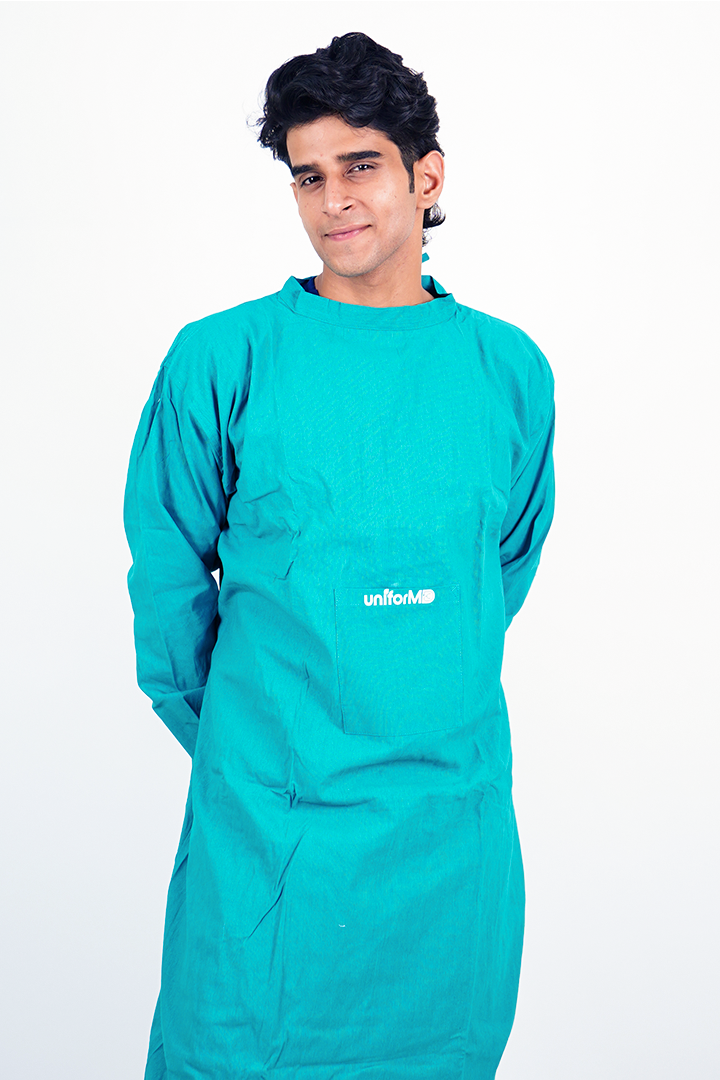 Cotton Surgical Gown Fabric – Unisex, Breathable & Skin-Friendly Material